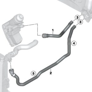 Hose For Radiator And Engine Return