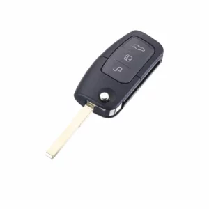 Ford Fiesta / Focus (3 Button Flip Folding Remote Key With HU101 Blade - 4D63 80 Bit Chip - 433MHz) auto part product photo