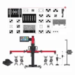 Autel IA900LDW MaxiSYS ADAS Wheel Alignment with LDW Targets auto part product photo