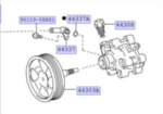 Steering pump OEM 4431060480 for NA Toyota Landcruiser 3.4L
