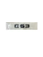 DECAL BOOTLID EMBLEM E63 CHROME product image