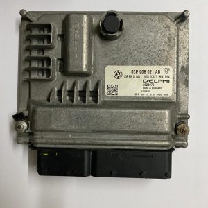 VW Polo 5 1.2 TDI Engine Control Unit Box (ECU) - Delphi 03P906021AB / 03P906021AA auto part product photo