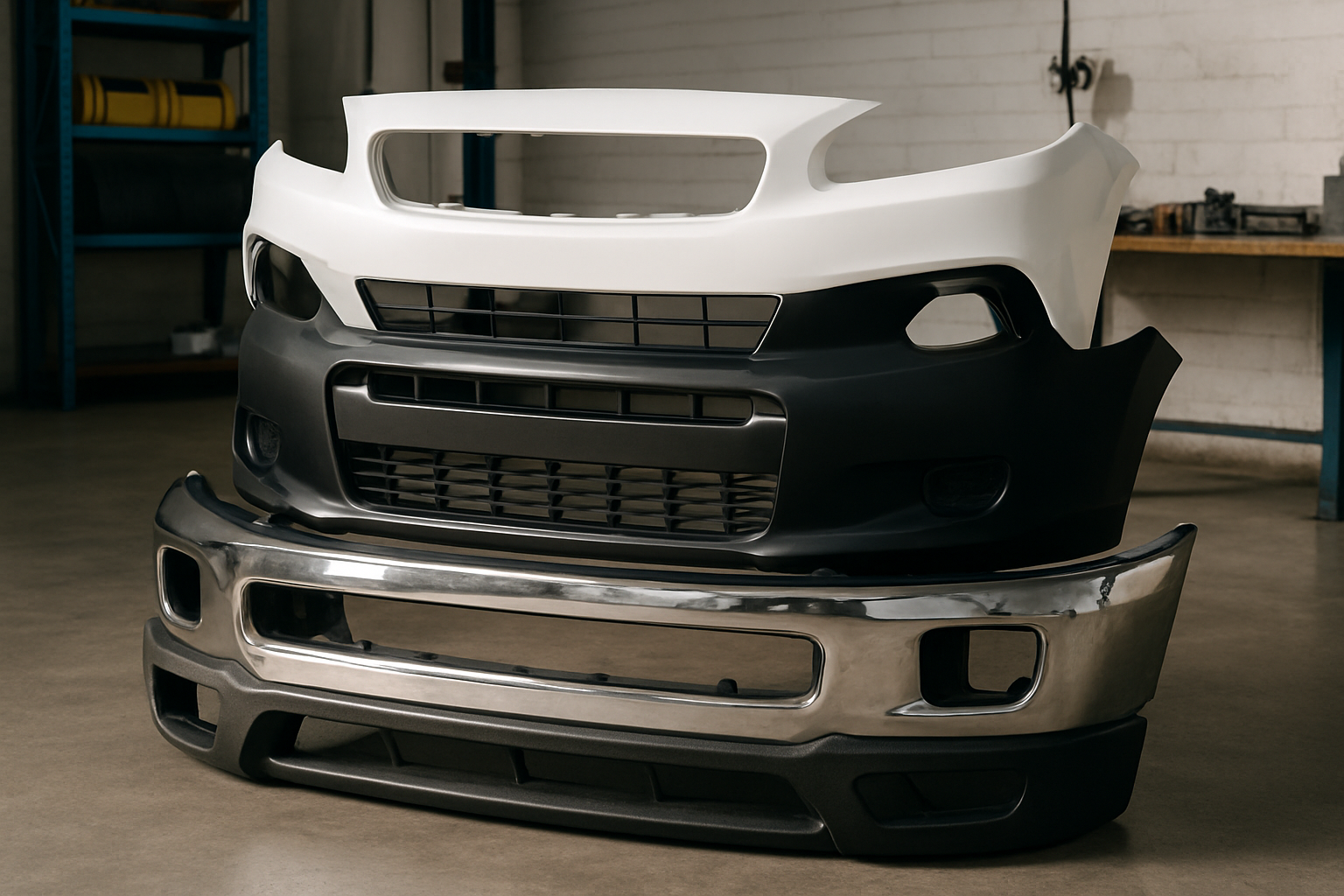 Bumper automotive parts guide