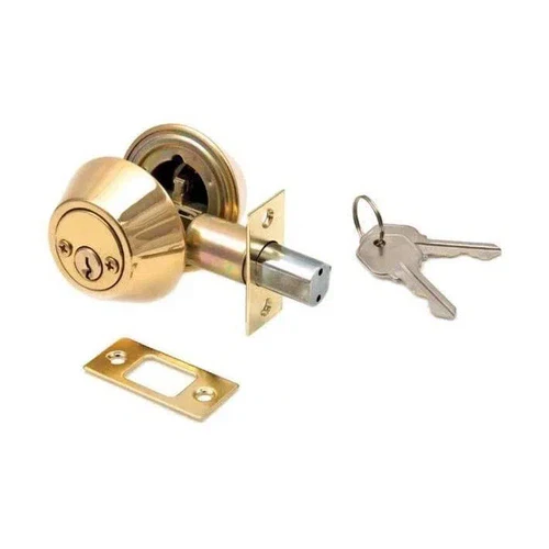 Dead Bolt Cylinder 1 dead bolt cylinder satin chrome