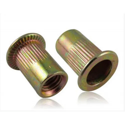 Rivet Nuts Large Flange Yellow Zinc ๐/๐ram 1 Rivet Nuts Large Flange Yellow Zinc ๐/๐ram auto part product photo