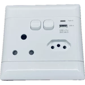 Socket BB BB 4X4 PVC USB+Euro+3Pin Reddisson/Ausma auto part product photo