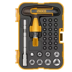 Socket & Screwdriver 1/4" Set iNGCO auto part product photo