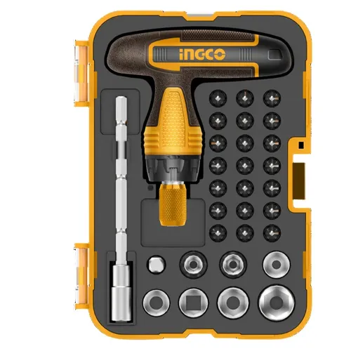 Socket &Amp; Screwdriver 1/4&Quot; Set Ingco 1 Socket & Screwdriver 1/4" Set iNGCO auto part product photo