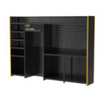 AUTOOL T43 Workshop Tool Storage Cabinet Heavy Duty Pegboard Storage System auto part product photo