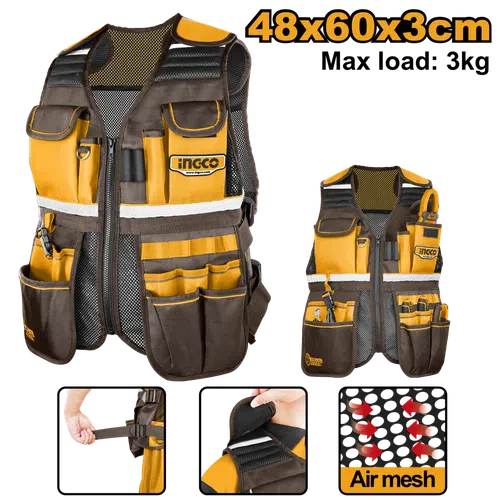 Tool Bag Vest Adjustable Ingco 1 Tool Bag Vest Adjustable iNGCO auto part product photo