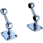 Towel Rail Bracket Twin Chrome Plated auto part product photo