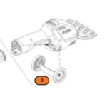 Wheel Kit for HSA26 Stihl auto part product photo