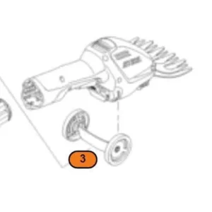 Wheel Kit for HSA26 Stihl auto part product photo